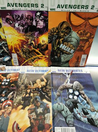The Ultimate Avengers 2 - 1 al 6 + new Ultimates 1-3-edicion USA
