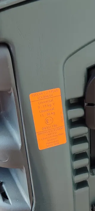 Silla de coche EVOLVA 1-2-3