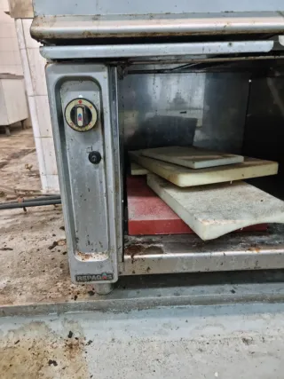 Plancha industrial de gas