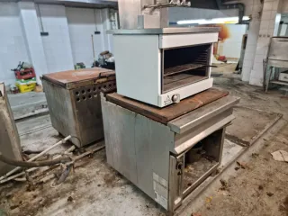 Plancha industrial de gas