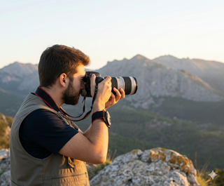 Soporte Tapa Objetivo Cámara Negro