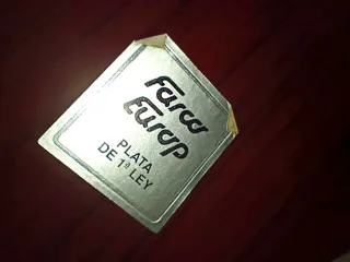 Marco de fotos de plata de ley