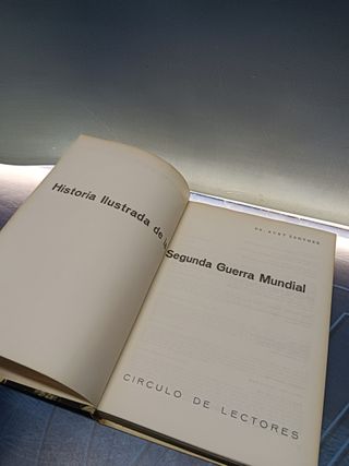 Libro La Segunda Guerra Mundial. Kurt Zentner. Círculo de Lectores, 1ª edición,1968
