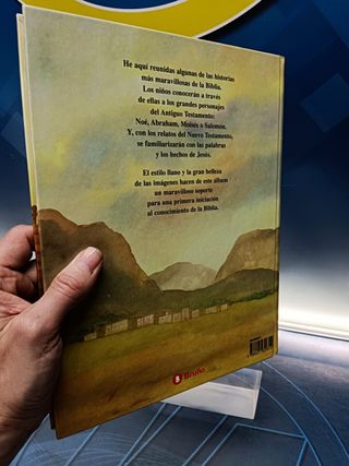 libro, gran formato, LA BIBLIA. MARIE-HELENE DELVAL Y ULISES WENSELL. BRUÑO. 1996