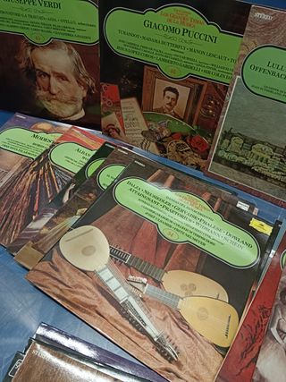 21 vinili, musica classica Enciclopedia Salvat I grandi temi della musica, dal n° 45 al 65