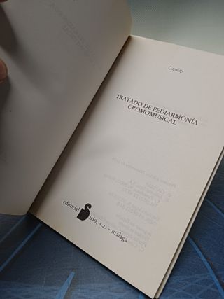 Libro, TRATADO DE PEDIARMONIA CROMOMUSICAL ,GAPSIAP , EDITORIAL SIRIO,S.A - MÁLAGA