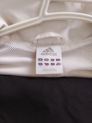 Chándal Vintage Real Madrid Adidas Blanco/Dorado