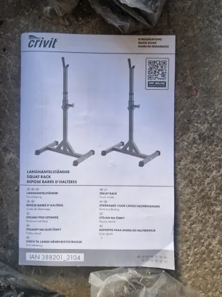 Soporte para pesas Crivit