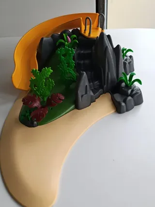 Playmobil Parque Acuático con Tobogán, decoración