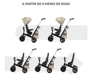 Triciclo Kinderkraft EASYTWIST Beige