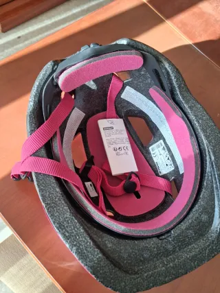 Casco infantil B'TWIN rosa