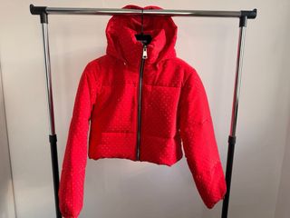 Giacca rossa con cristalli taglia S/36