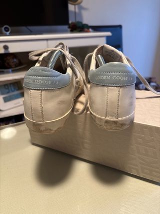 Zapatillas Golden Goose Morado Blanco