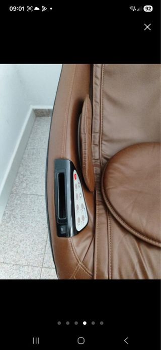 Sillón de Masaje Marrón y Negro