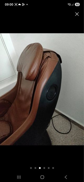 Sillón de Masaje Marrón y Negro