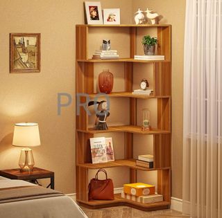 Estantería esquinera de 6 niveles - Tribesigns