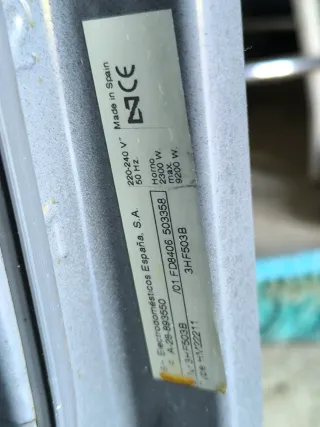 Vitrocerámica Balay con horno