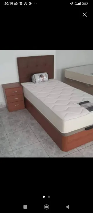 Canapé con colchón