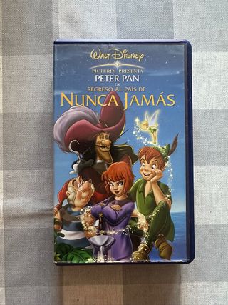 VHS Peter Pan en Regreso al País de Nunca Jamás