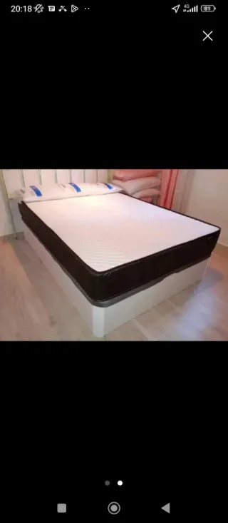 Canapé abatible con colchón