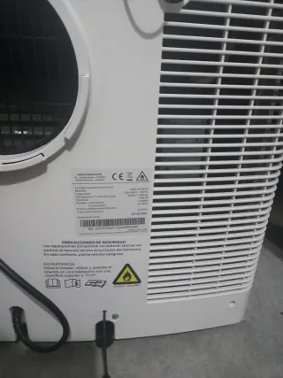 Aire Acondicionado Portátil Blanco