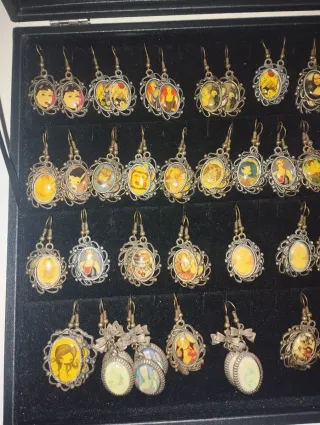 Pendientes Vintage Estilo Filigrana