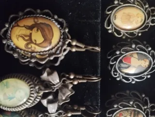 Pendientes Vintage Estilo Filigrana