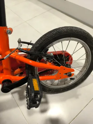 Bicicleta infantil naranja B-PRO