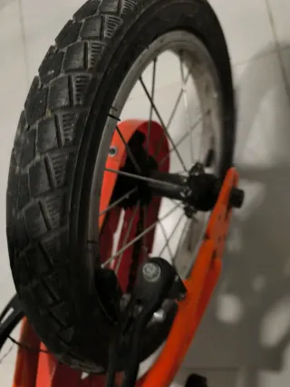 Bicicleta infantil naranja B-PRO