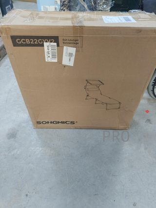 Tumbona plegable grande, 200 x 71 x 38 cm - Songmt