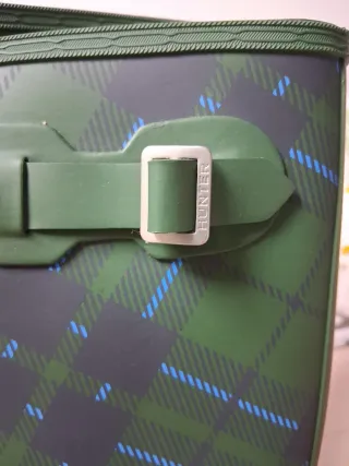 Botas de agua Hunter verdes a cuadros