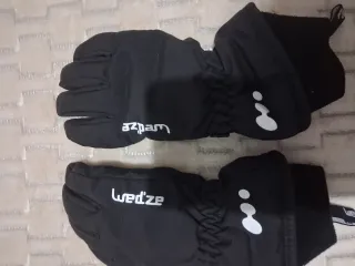 Conjunto de pantalón de nieve y guantes