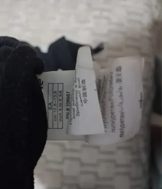 Conjunto de pantalón de nieve y guantes