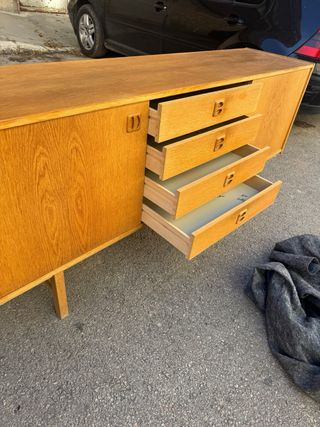 Aparador Roble Mid Century