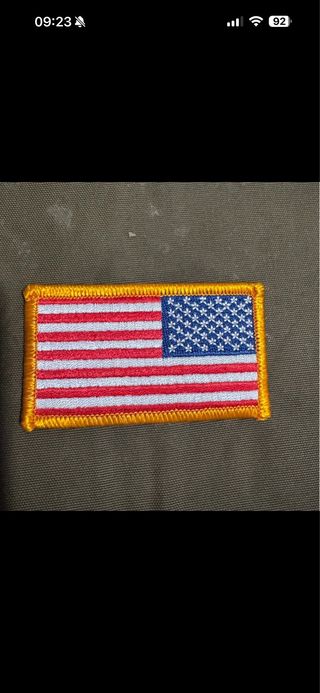 Toppa Ricamata Bandiera USA