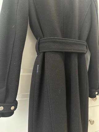 Abrigo Armani Jeans Negro Talla S