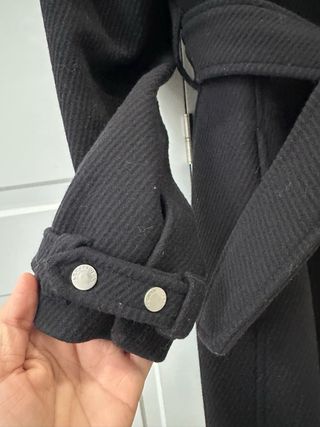 Abrigo Armani Jeans Negro Talla S