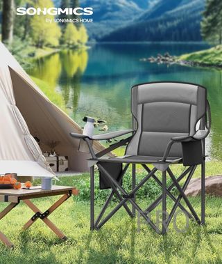 Silla de Camping Extragrande y Acolchada