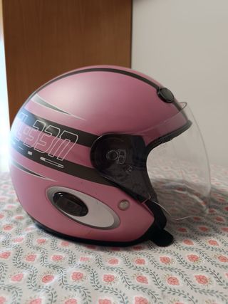 Casco Moto Jet HJC CL-33N Rosa XS