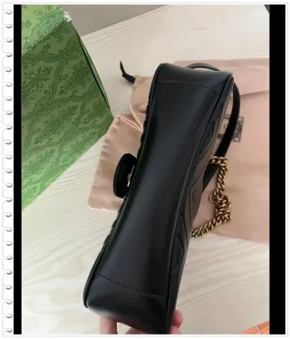 Bolso Gucci Negro y Dorado