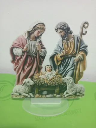 Figura Natividad Metacrilato Nacimiento Jesús