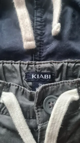 2 Pantalones Kiabi Talla 9 meses