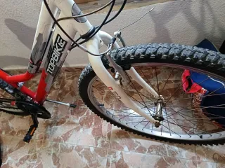Bicicleta de Montaña TOPBIKE Roja/Blanca