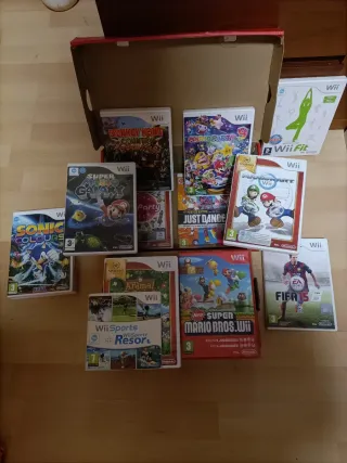 Nintendo Wii Mini Mandos y Juegos