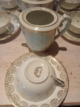 Juego de té Limoges Francia