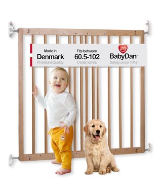 Barrera seguridad bebé BabyDan madera