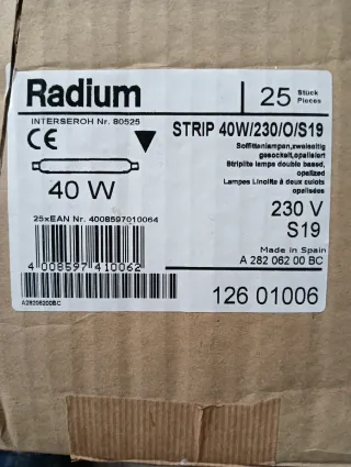 Bombillas  fluorescente de sofito Radium 40W