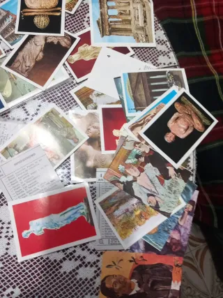 90 Cromos historia del arte, Cedosa. Años 70.