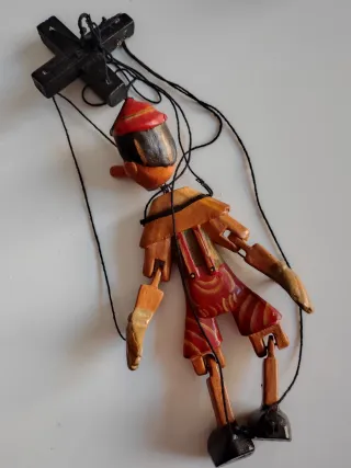 Marioneta Pinocho Artesanal Colección