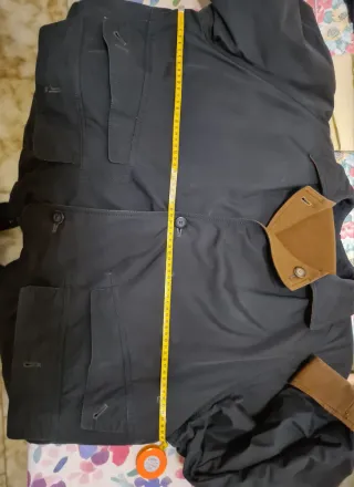 Giaccone uomo doubleface nero/marrone